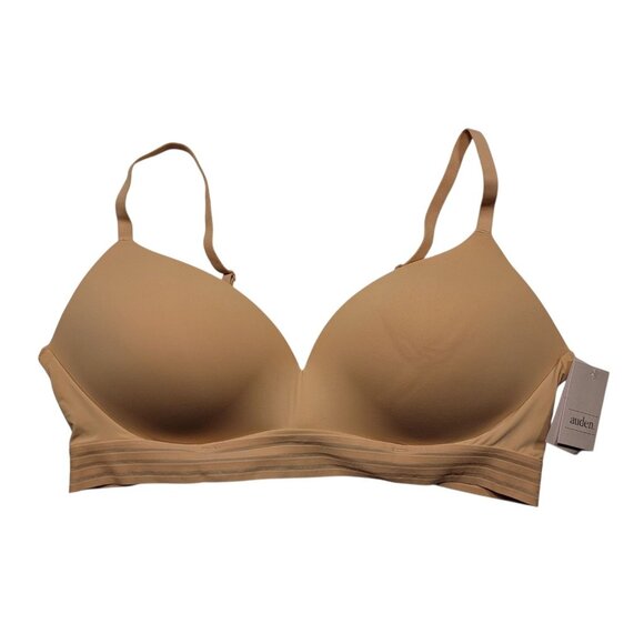 Auden Bra Nude Wireless Push Up Bra Full NWT Comfort Classic Sz 38C - Picture 1 of 6